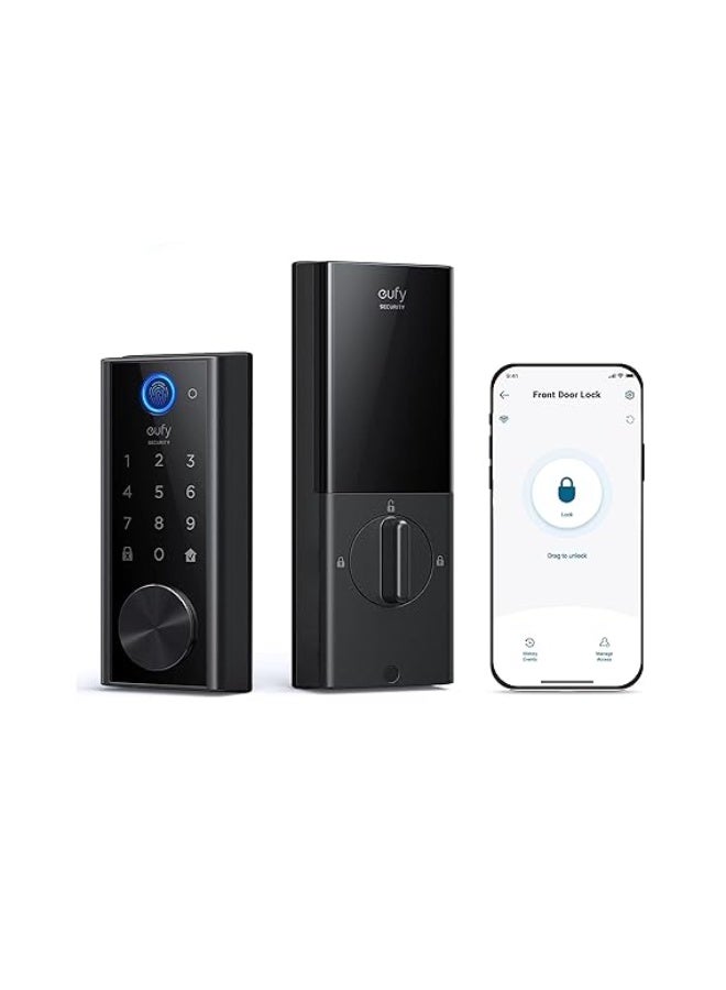 إيوفي eufy Smart Lock S230 - Keyless Fingerprint Lock with Wi-Fi, Remote Access, IP65 Weatherproof, BHMA Certified - Image 1